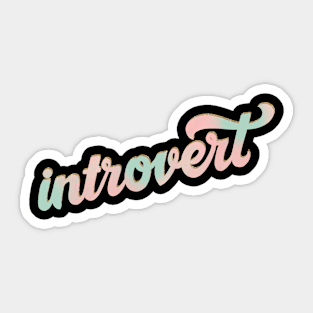introvert Sticker